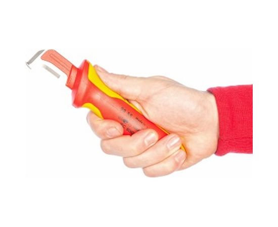 Нож для снятия изоляции с пяткой KNIPEX KN-9855 – изображение 3