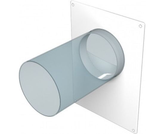 Площадка торцевая пластиковая (180х250 мм, фланец 120 мм) ERA 120ПТП 86-869 – изображение 3