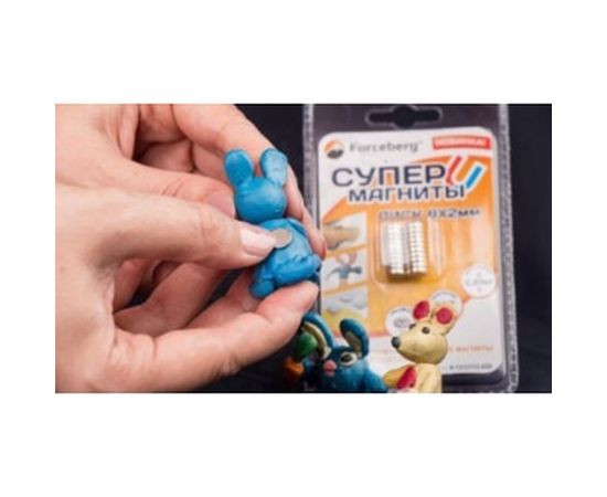 Неодимовый магнит - диск 8х2мм, 20шт Forceberg 9-1212112-020 – изображение 4