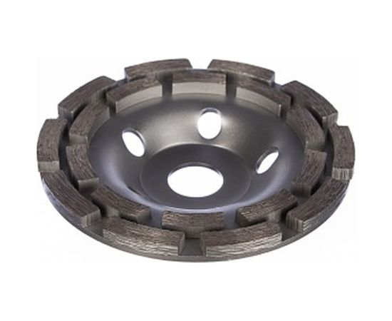 Чашка шлифовальная алмазная двухрядная DiaJet (125х22.23 мм) HAGWERT 500023 – изображение 4