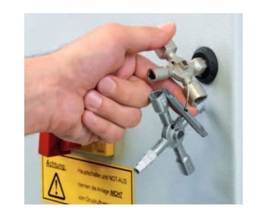 Ключ для электрошкафов с битой и переходником Knipex KN-001101 – изображение 6