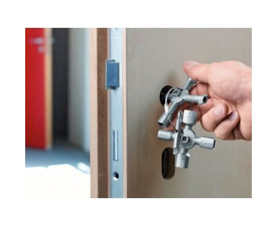 Ключ для электрошкафов с битой и переходником Knipex KN-001101 – изображение 7