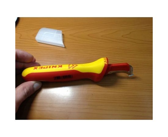 Нож для снятия изоляции с пяткой KNIPEX KN-9855 – изображение 10