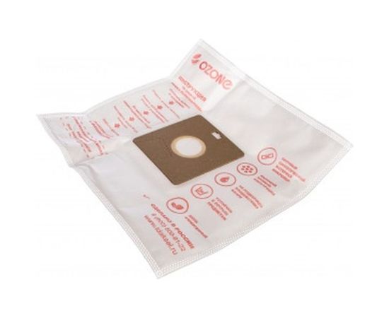 Мешки-пылесборники синтетические для пылесоса, 12 шт OZONE XXL-03 