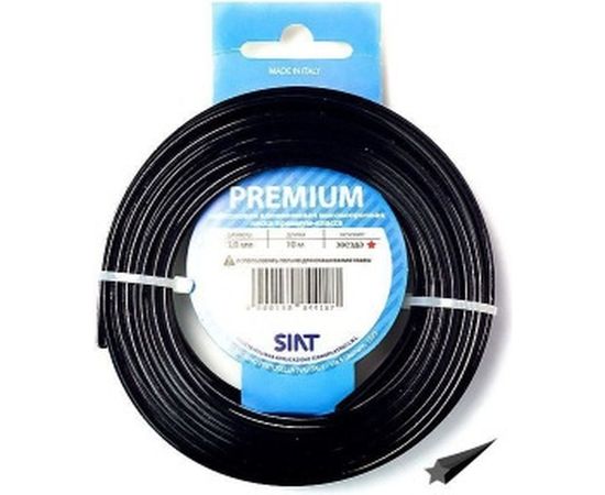 Леска для триммера звезда диаметр 3.0 мм длина 10 м Premium Алюминиум SIAT 555013 