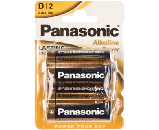 Щелочная батарейка LR20 D Alkaline 1.5В бл/2 Panasonic 5410853039211 