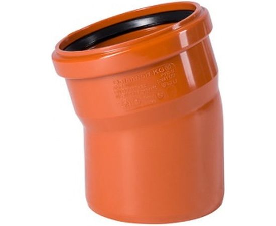 Отвод Ostendorf наружной канализации 110 мм, 15 градусов 220200 