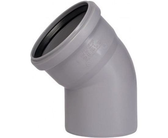 Канализационный отвод Ostendorf 90 мм, 45 градусов 114120 