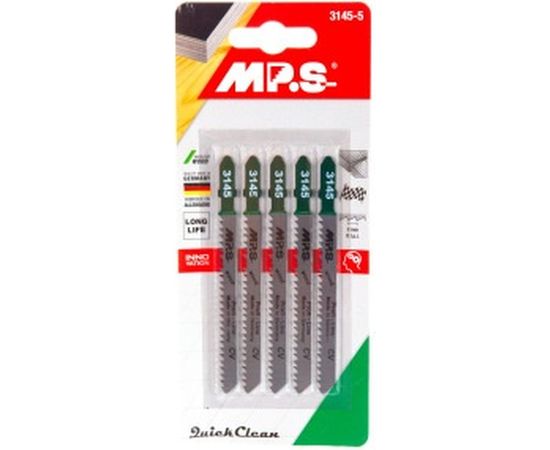 Пилки (100х75х3.0 мм; 5 шт.) по древесине, фанере, ламинату MPS 3145 