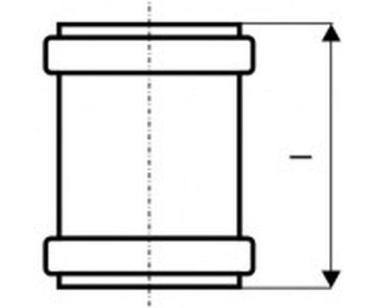Ремонтная муфта канализационная Ostendorf 75 мм 113500 – изображение 2