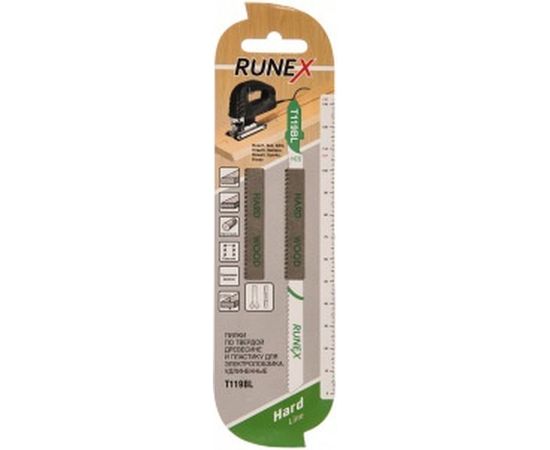 Пилки 132х107 мм по дереву и пластику T119BL, 2 шт. Runex 555118-2 – изображение 2