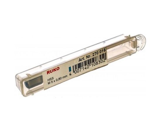 Комбинированный метчик: метчик+сверло+зенкер M5x0.8мм HSS RUKO 270016 – изображение 2