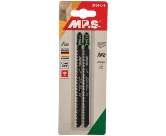 Пилки T344D (132х110х4.0 мм; 2 шт.) по древесине и ДСП до 100 мм MPS 3104-L-2 – изображение 2