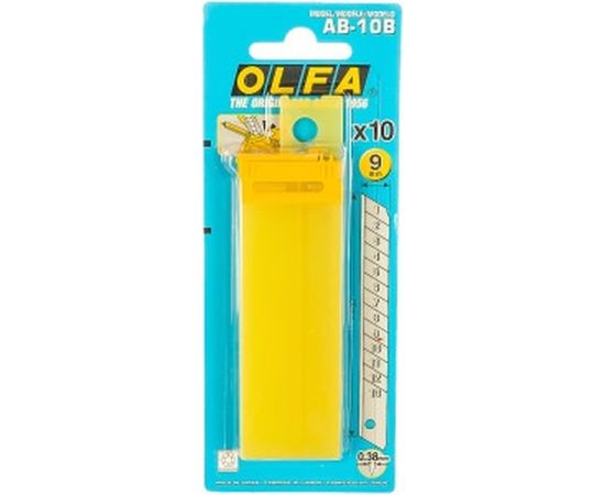 Лезвие сегментированное (9х80х0,38 мм; 10 шт.) OLFA OL-AB-10B – изображение 2