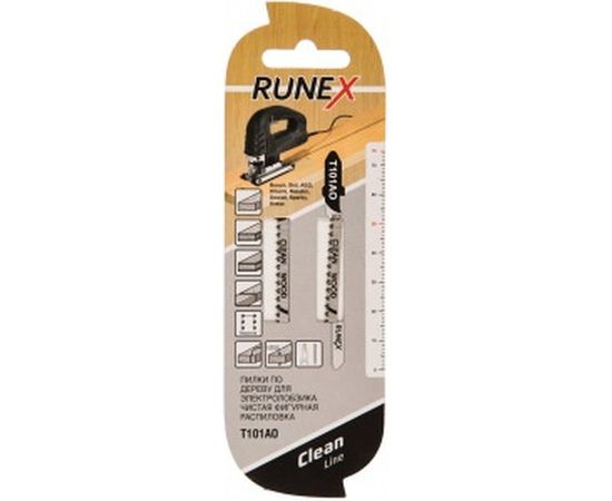 Пилки по дереву&nbsp;Т101АО&nbsp;(75x50 мм; 2 шт.)&nbsp;Runex 555110-2 – изображение 2