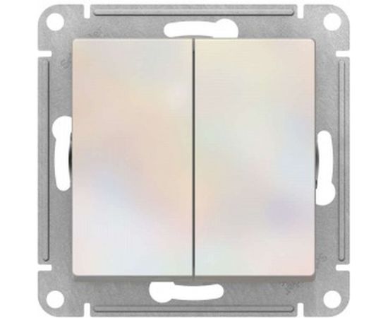 Механизм выключателя Schneider Electric 2-кл. ATLAS DESIGN сх.5 10АХ жемчуг ATN000451 1240289 – изображение 2