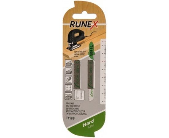 Пилки по дереву и пластику T119B (75x50 мм; 2 шт.)&nbsp;Runex 555104-2 – изображение 2