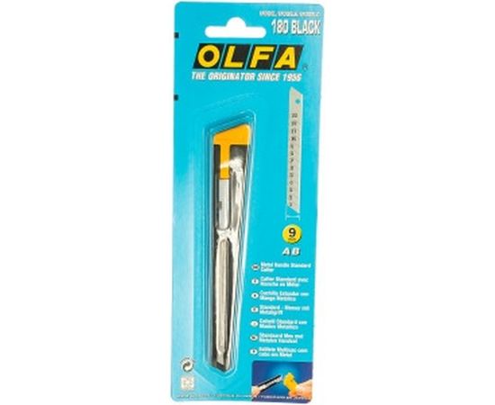 Нож OLFA 9 мм OL-180-BLACK – изображение 3