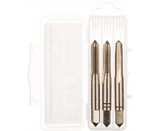 Набор метчиков 3шт HSS M6 шаг 1.0мм RUKO 230060 – изображение 3