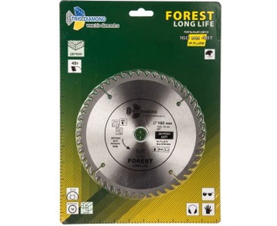 Диск пильный по дереву (160х20 мм; 48Т) TRIO-DIAMOND FLL815 