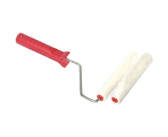 Малярный мини-валик в сборе VIRTUS Велюр 110 мм ручка + 2 валика 002214110 