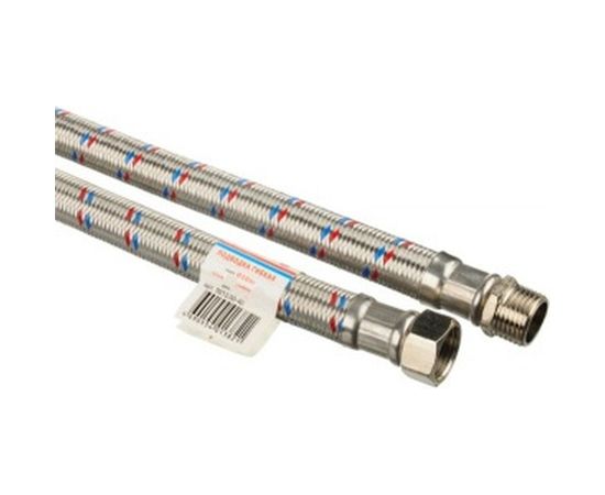 Подводка для воды TР-сантехника Гигант, нержавеющая сталь, 50 см, в/н 1/2 26476 