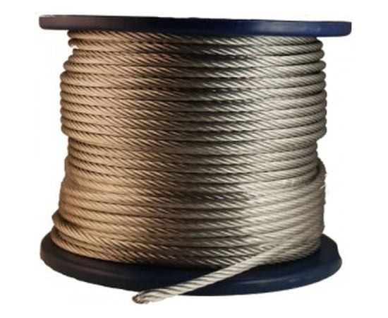 Стальной трос Метизный двор 2 мм DIN 3055, 200 м 4690441031259 