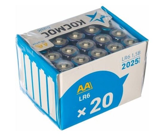Пальчиковая батарейка LR6 20шт КОСМОС KOCLR620BOX 