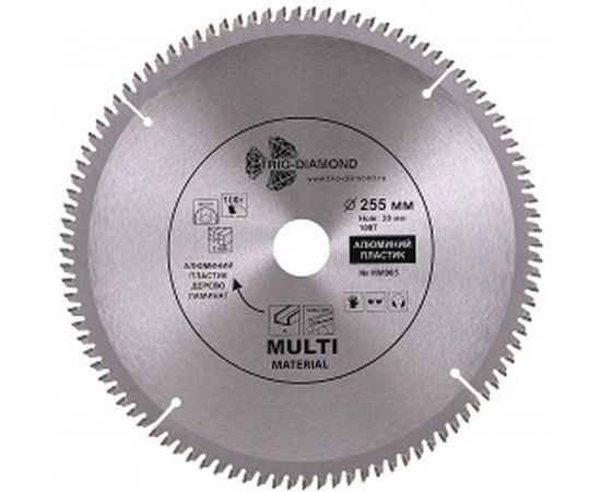 Диск пильный по мультиматериалам (255х30 мм; 100Т) TRIO-DIAMOND MM905 