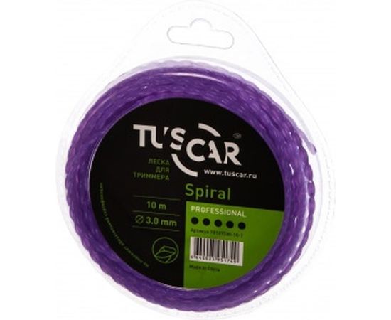Леска для триммера Spiral, Professional, 3.0 мм, 10 м TUSCAR 10131530-10-1 
