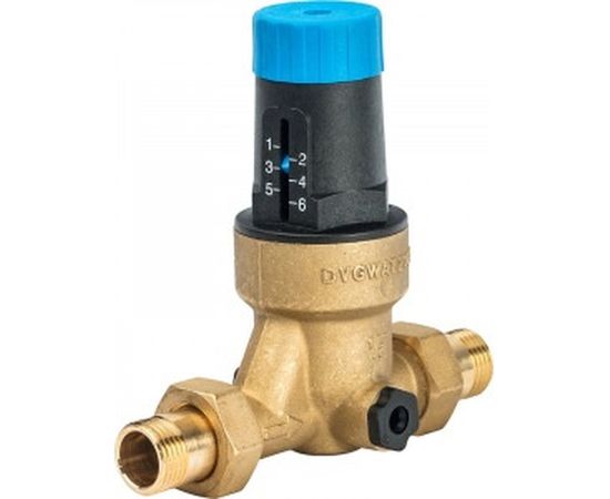 Редуктор давления Watts DRV 1/2" 1,5-6 бар, под аксиметрический манометр 1/4" 10015770 