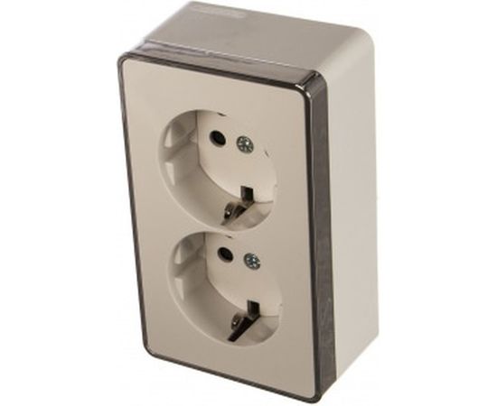 Розетка WERKEL WL15-02-03 двойная с заземлением Gallant белая a036767 