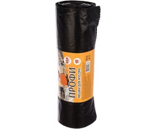 Мешки для мусора ПРОФИ в рулоне (10 шт; 360 л; 65 мкм; 110х140 см) Концепция Быта 2883 