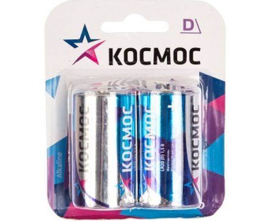 Батарейка LR LR20 Максимум BP2 (2 шт; блистер) КОСМОС KOCLR20MAX2BL 