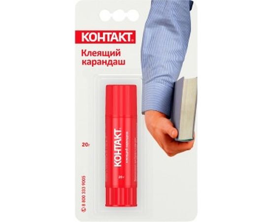 Клеящий карандаш Контакт 20 г блистер КК 80-Б20 КК 23217 