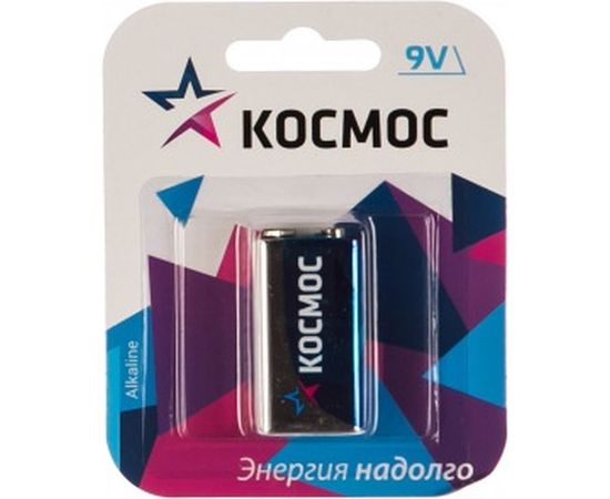 Батарейка Крона LR6LR61 Максимум 1шт КОСМОС KOC6LR61MAX1BL 