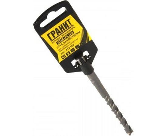 Бур Quadro-X (10.0х160/100 мм; SDS-plus) ГРАНИТ 410160 – изображение 2