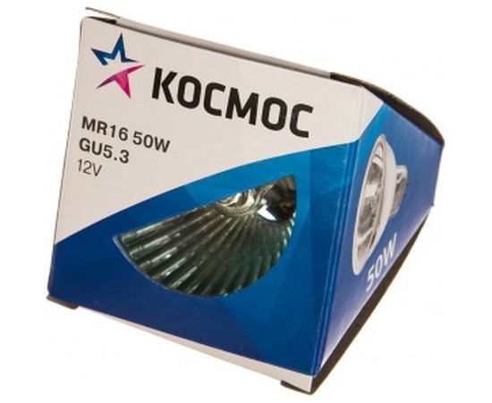 Лампа галогенная КОСМОС MR16 50W GU5.3 12V EXNc LKsmMR1612V50W – изображение 2