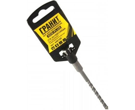 Бур Quadro-X (6.0х160/100 мм; SDS-plus) ГРАНИТ 446160 – изображение 2