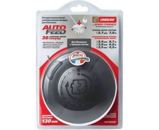 Насадка универсальная для бензокос AUTOFEED 130 мм Professional Quality Unisaw 50739087 – изображение 2
