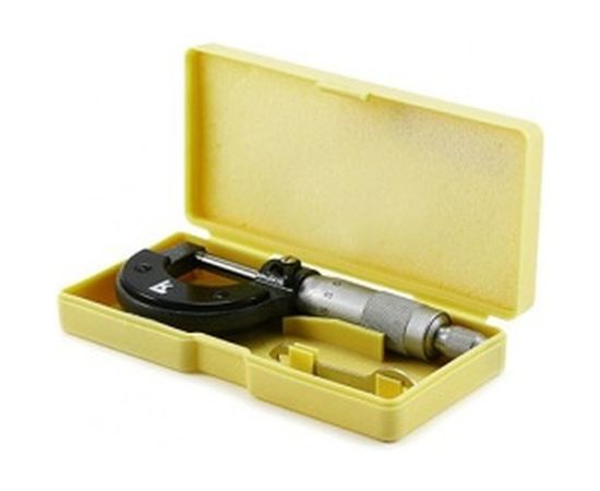 Микрометр гладкий МК 0-25 0.01 1 кл. точности КАЛИБРОН 121875 – изображение 3