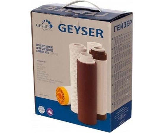 Комплект картриджей №1 к фильтрам для воды Гейзер 3 «Люкс» (для жесткой воды) Гейзер 50001 – изображение 4