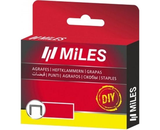 Скобы тип 53 (1000 шт; 10 мм) Miles N3-10-D 