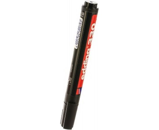 Перманентный маркер, черный, клиновидный наконечник 1.5-3мм Edding E-330-1 