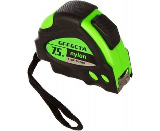 Рулетка 7,5м/25 мм с магнитом, автостопом, лентой нейлон EFFECTA Nylon 587525 