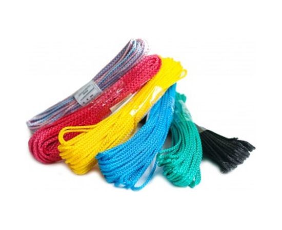 Вязаный полипропиленовый шнур, цветной, моток, 3мм х 20м Эбис 00002 
