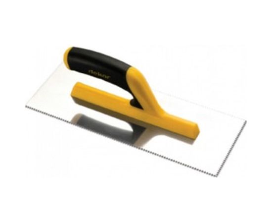 Зубчатая гладилка DEKOR HASSAN 115х295мм, треугольные зубы 2х3,6мм пластиковая ручка 131 