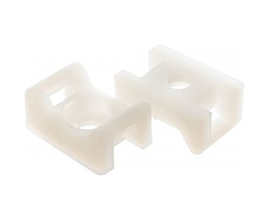 Монтажная площадка под винт FORTISFLEX ПМО 15х10 мм, белая, 100шт 62451 