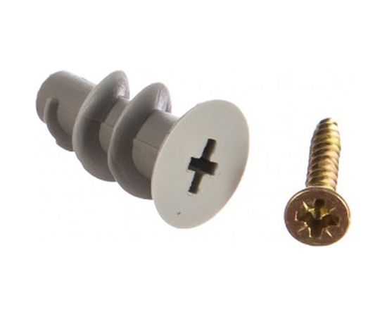 Пакет дюбель driva Метизный двор нейлон 6х22мм с шурупом 3,5х25мм 10 шт. 4607173902009 