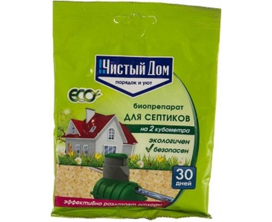 Средство для септиков и дачных туалетов 75 г Чистый дом 47-0099 